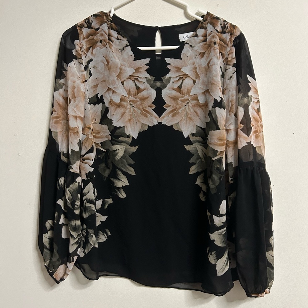 Calvin Klein Floral Blouse